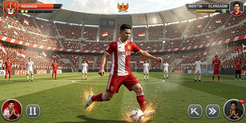 Tangkapan layar ini menunjukkan aksi seru dalam permainan.