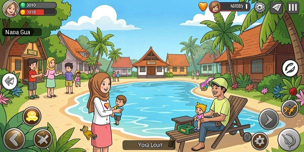 Tampilan awal yang menarik dan mudah dinavigasi.