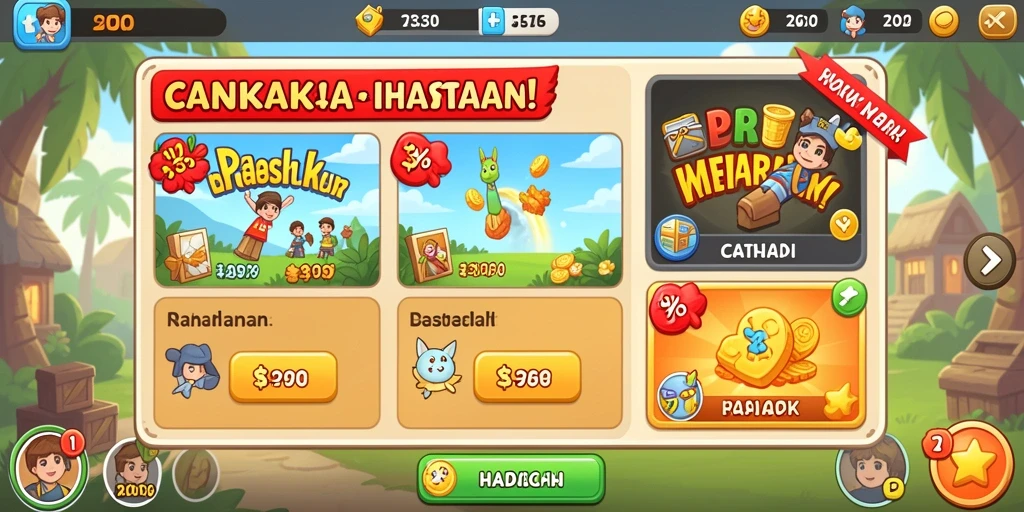 Screenshot menampilkan momen seru dalam petualangan.