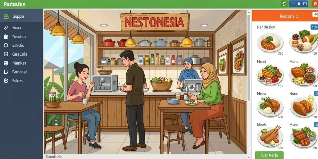 Antarmuka pengguna yang intuitif dan modern.