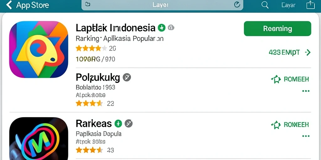 Tampilan menu utama yang menarik dan intuitif.
