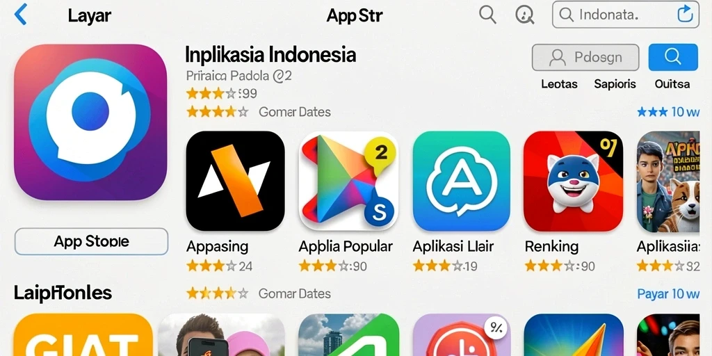 Tampilan karakter yang bisa disesuaikan.