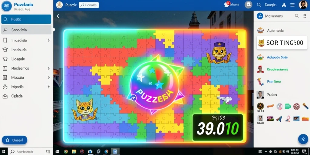 Screenshot menunjukkan karakter utama dalam aksi melawan musuh.