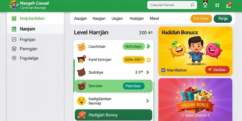 Tampilan antarmuka yang sederhana dan intuitif.