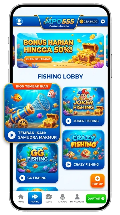 Pratinjau antarmuka mpo555 — aplikasi APK resmi Android v4.3.8